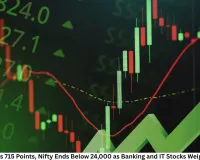 Sensex Slumps 715 Points, Nifty Ends Below 24,000 as Banking and IT Stocks Weigh on Markets