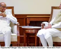 Sharad Pawar Rejects NCP Merger Talk, Invites PM Modi to Baramati — Move Stirs Fresh Political Buzz