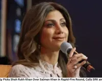 Shilpa Shetty Picks Shah Rukh Khan Over Salman Khan in Rapid-Fire Round, Calls SRK an Inspiration