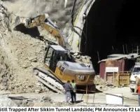 10 Dead, 17 Still Trapped After Sikkim Tunnel Landslide; PM Announces ₹2 Lakh Ex-Gratia