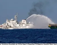 South China Sea Tensions Escalate as China Says It Expelled Philippine Vessels Near Scarborough Shoal