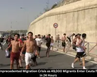 Spain Migration Crisis: 49,000 Migrants Enter Ceuta from Morocco in 24 Hours