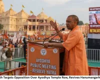 Yogi Adityanath Targets Opposition Over Ayodhya Temple Row, Revives Hanumangarhi Controversy