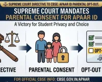 Supreme Court to Direct CBSE: Parents Must Get Opt-Out Option for APAAR ID Nationwide