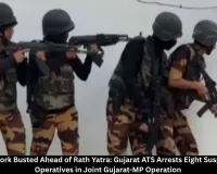 Gujarat ATS Arrests 8 Suspected JeM Operatives Ahead of Rath Yatra in Joint Gujarat-MP Operation