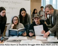 Top Universities Raise Alarm as Students Struggle With Basic Math and Reading Skills