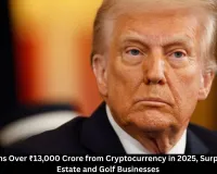 Trump Earns Over ₹13,000 Crore from Cryptocurrency in 2025, Surpasses Real Estate and Golf Businesses