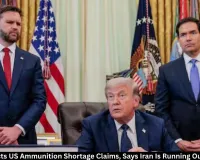 Trump Denies US Ammunition Shortage, Claims Iran Is Running Out of Missiles