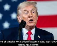 Trump Warns Iran of Massive Retaliation if Assassinated, Says 1,000 Missiles Ready