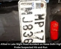 Two Killed in Suspected Hit-and-Run on Rewa-Sidhi Highway Near Chaudiyar Mod