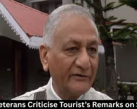 Army Veterans Criticise Tourist’s Remarks on Soldiers