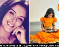 Asin Shares Rare Glimpse of Daughter Arin Making Onam Pookalam