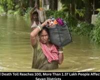Assam Floods: Death Toll Reaches 100, Over 1.37 Lakh People Affected