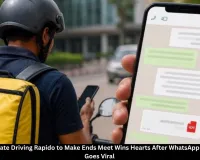 B.Tech Graduate Working as Rapido Rider Goes Viral After WhatsApp Job Request