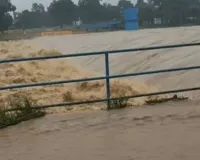 Kanhar River Swells as Heavy Rain Hits Chhattisgarh