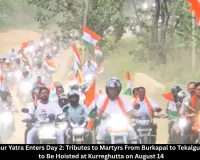 Bastar Tricolour Yatra Day 2: Tributes to Martyrs From Burkapal to Tekalgudem