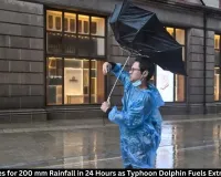 Beijing Weather Alert: 200 mm Rain Forecast in 24 Hours as Typhoon Dolphin Fuels Storm