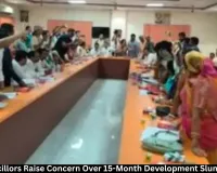 BJP Councillors Raise Concern Over 15-Month Development Slump in Guna