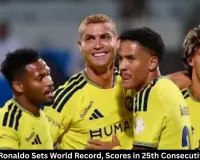 Cristiano Ronaldo Sets World Record With Goal in 25th Season
