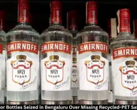 Diageo Liquor Bottles Seized in Bengaluru Over Missing Recycled-PET Markings