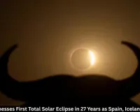 Europe Witnesses First Total Solar Eclipse in 27 Years in Spain, Iceland