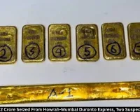 ₹2 Crore Gold Seized From Howrah-Mumbai Duronto Express, 2 Arrested