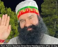 Gurmeet Ram Rahim Reaches Sirsa Dera Headquarters After 21-Day Parole