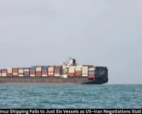Hormuz Traffic Falls to Six Ships as US–Iran Talks Stall