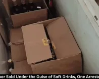 Rewa Police Bust Illegal Liquor Racket, 24 Litres Seized; Shop Owner Arrested