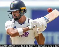 IND vs SL: Devdutt Padikkal Scores Back-to-Back Test Centuries, India in Control on Day 1