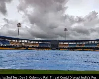 India vs Sri Lanka 2nd Test Day 3: Colombo Rain Threat Could Disrupt India's Push for Victory