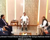 India Envoy Dinesh Trivedi Meets Bangladesh PM Tarique Rahman Amid Hasina Row