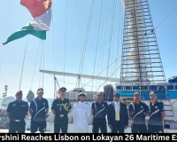 INS Sudarshini Reaches Lisbon During Lokayan 26 Expedition