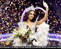 19-Year-Old Kaziah Liz Mejo From Kerala Crowned Miss Universe India 2026.