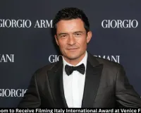 Orlando Bloom to Receive Filming Italy International Award at Venice Film Festival