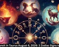 Moon Transit in Taurus August 6, 2026: 3 Zodiac Signs to Benefit