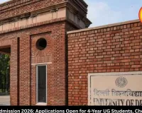 DU PhD Admission 2026: Applications Open for 4-Year UG Students, Check Eligibility