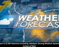 MP Weather Alert: Heavy Rain in 21 Districts Including Jabalpur, 4–8 Inches Expected