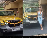 Malaika Arora Trolled for Car Puja in Heels After Buying Thar Roxx