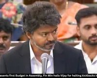 TVK Government Presents First Tamil Nadu Budget 2026