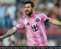 Lionel Messi Scores Twice as Inter Miami Beat Atletico San Luis