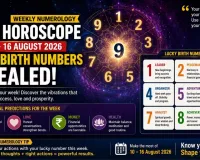 Weekly Numerology Horoscope 10-16 August 2026: Lucky Birth Numbers Revealed