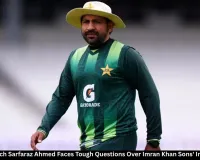 Pakistan Coach Sarfaraz Ahmed Faces Tough Questions Over Imran Khan Sons' Interview Row