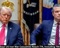 Pentagon Says US Iran War Casualties Reach 774