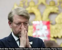 Russia Bars Anti-War Party Yabloko From September Elections, Party to Appeal