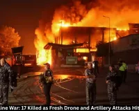 Russia-Ukraine War: 17 Killed in Fresh Drone and Artillery Attacks