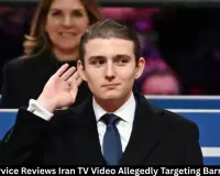  Secret Service Reviews Iran TV Video Targeting Barron Trump