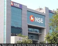  Sensex, Nifty Open Lower Amid West Asia Tensions