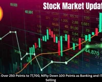Sensex Falls 250 Points to 77,700, Nifty Down 100 Points on August 13