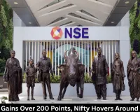 Sensex Gains 200 Points, Nifty Around 24,300 Today